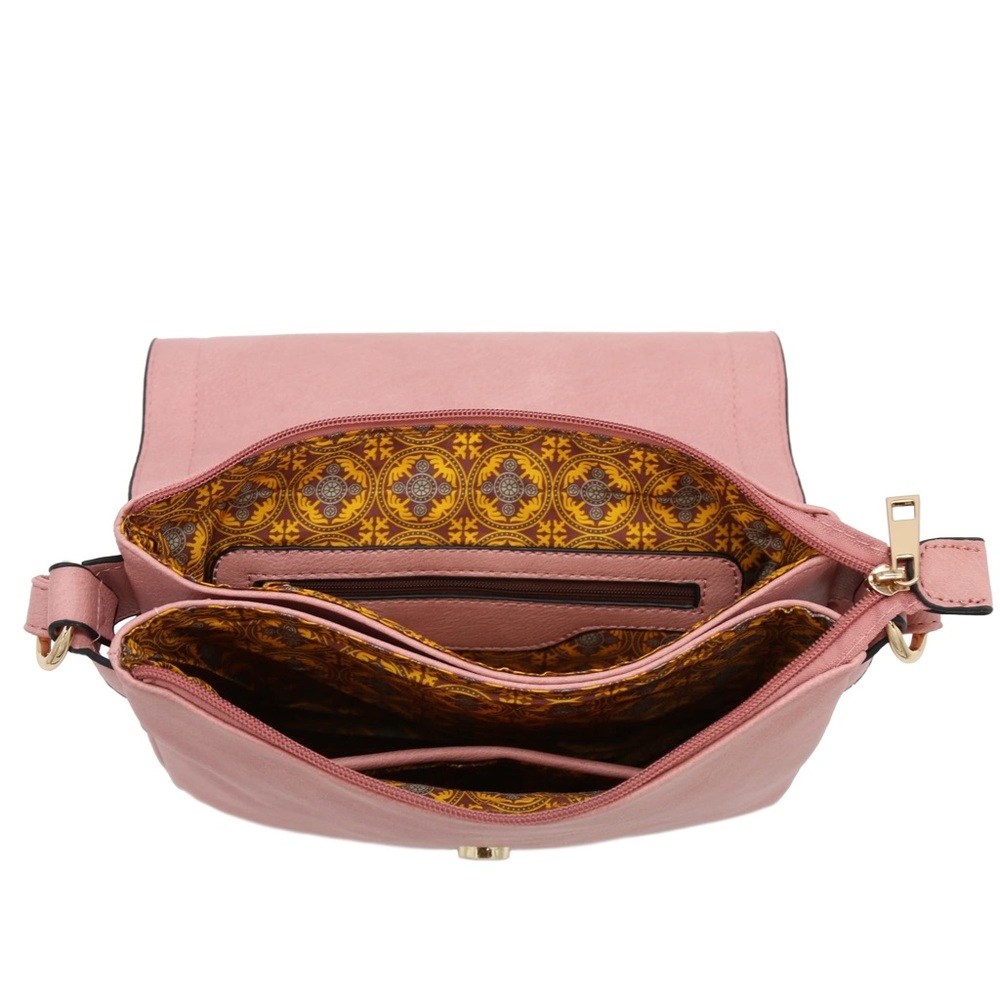 ALYSSA • Large Flapover Crossbody Bag - Picture 10 of 13